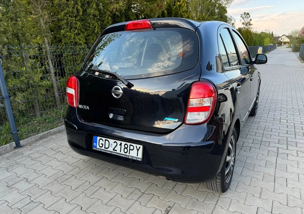 Nissan Micra cena 17999 przebieg: 173200, rok produkcji 2012 z Gdynia małe 352